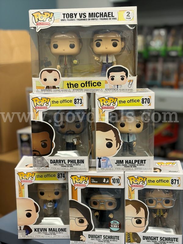 Lot of 6 "The Office" Funko Pop! Vinyl Collectible Figures