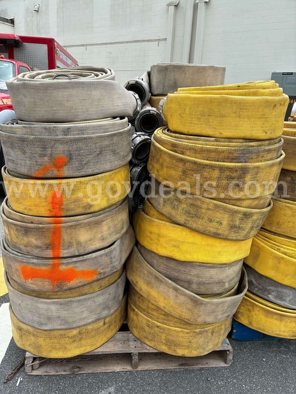 PALLET OF 4 INCH FIRE HOSE