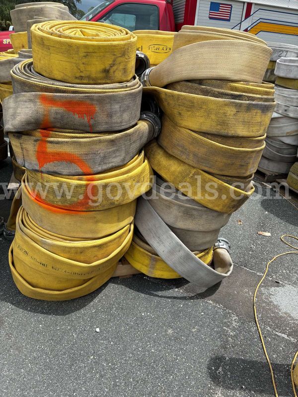 PALLET OF 4 INCH FIRE HOSE