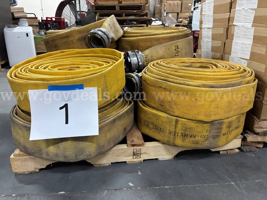 PALLET OF 4 INCH FIRE HOSE