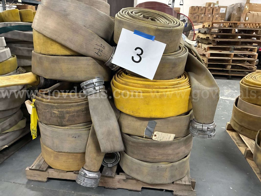 A Pallet Of Various Hoses