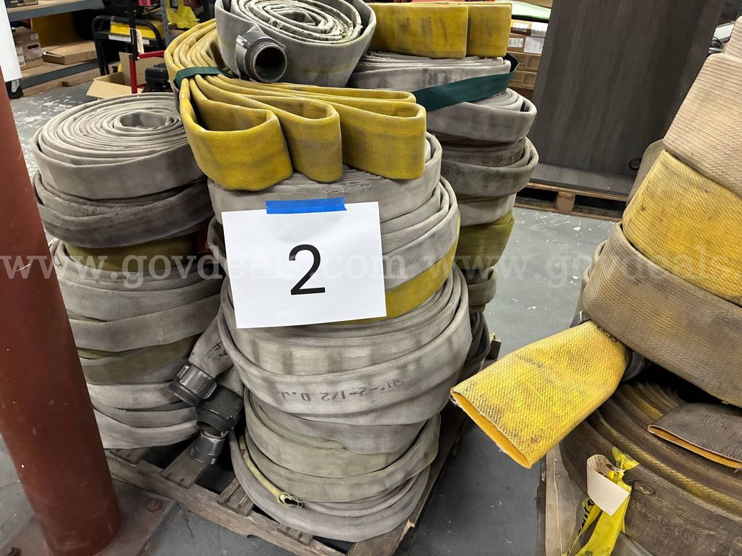A Pallet Of Various Hoses