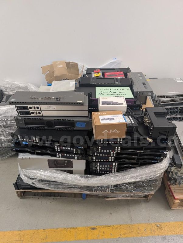 2 pallets of decommissioned Broadcast equipment