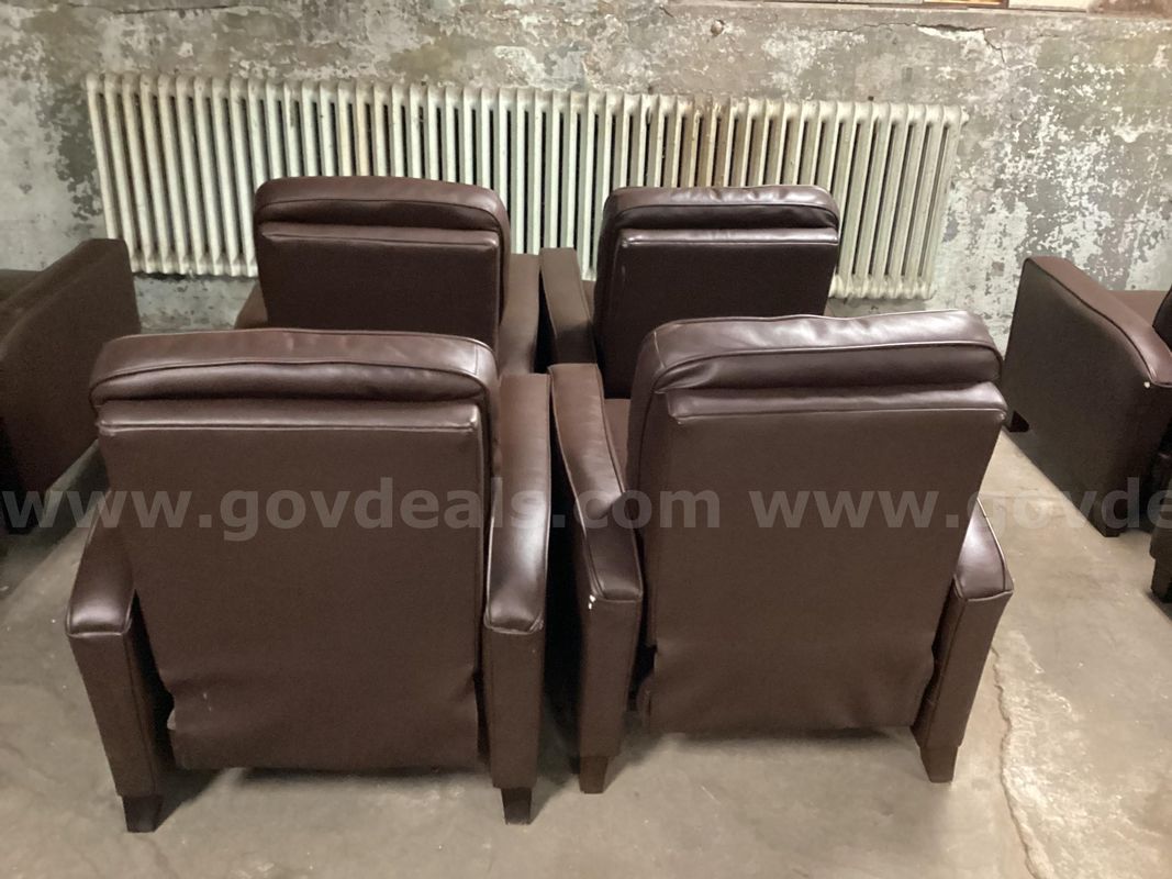 One lot of four recliners