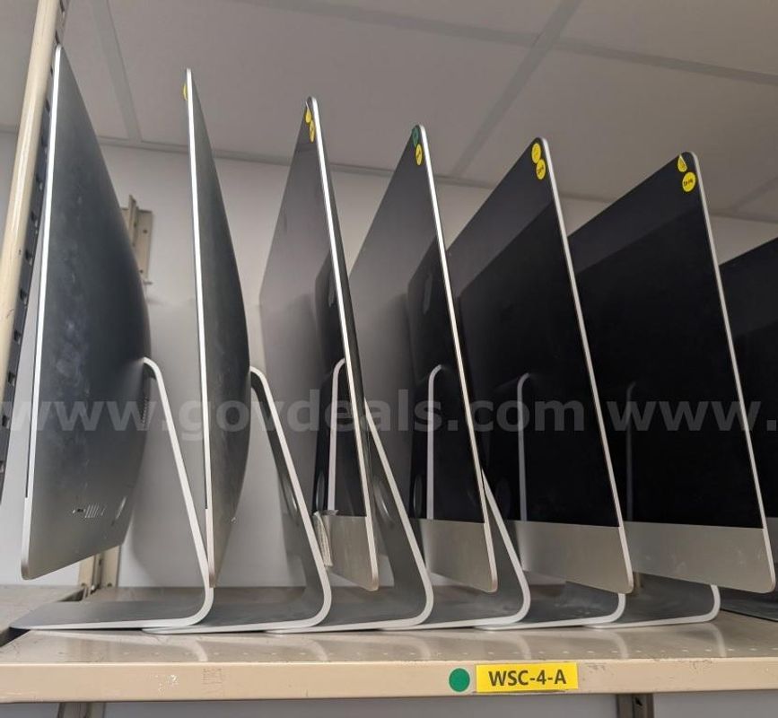 Lot of 6 iMacs 21.5", various model years