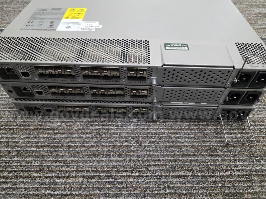 Lot of 3 – Cisco Nexus 5010 10GbE Switches