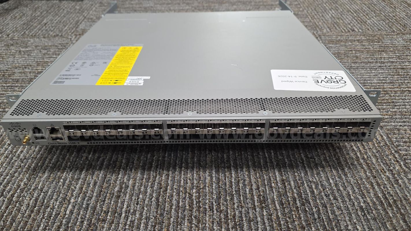 Cisco Nexus 3548P 48-Port 10GbE SFP+ Network Switch