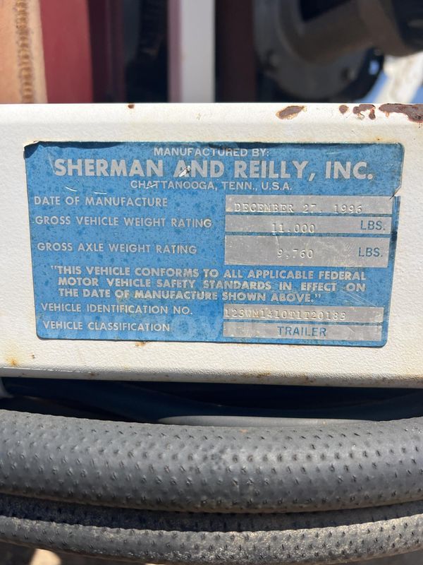 1996 Sherman & Reilly PT-2766