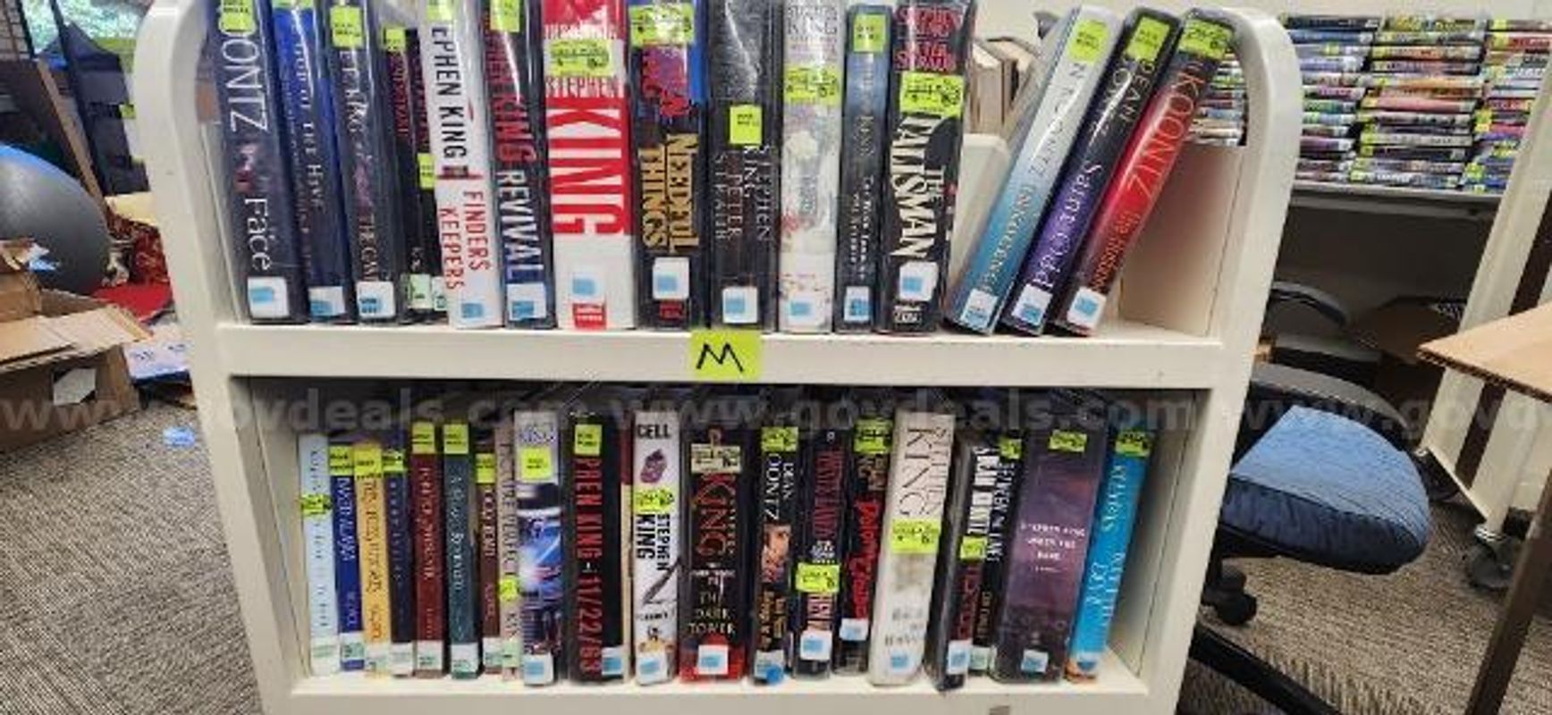 Lot of Books Including Stephen King Titles