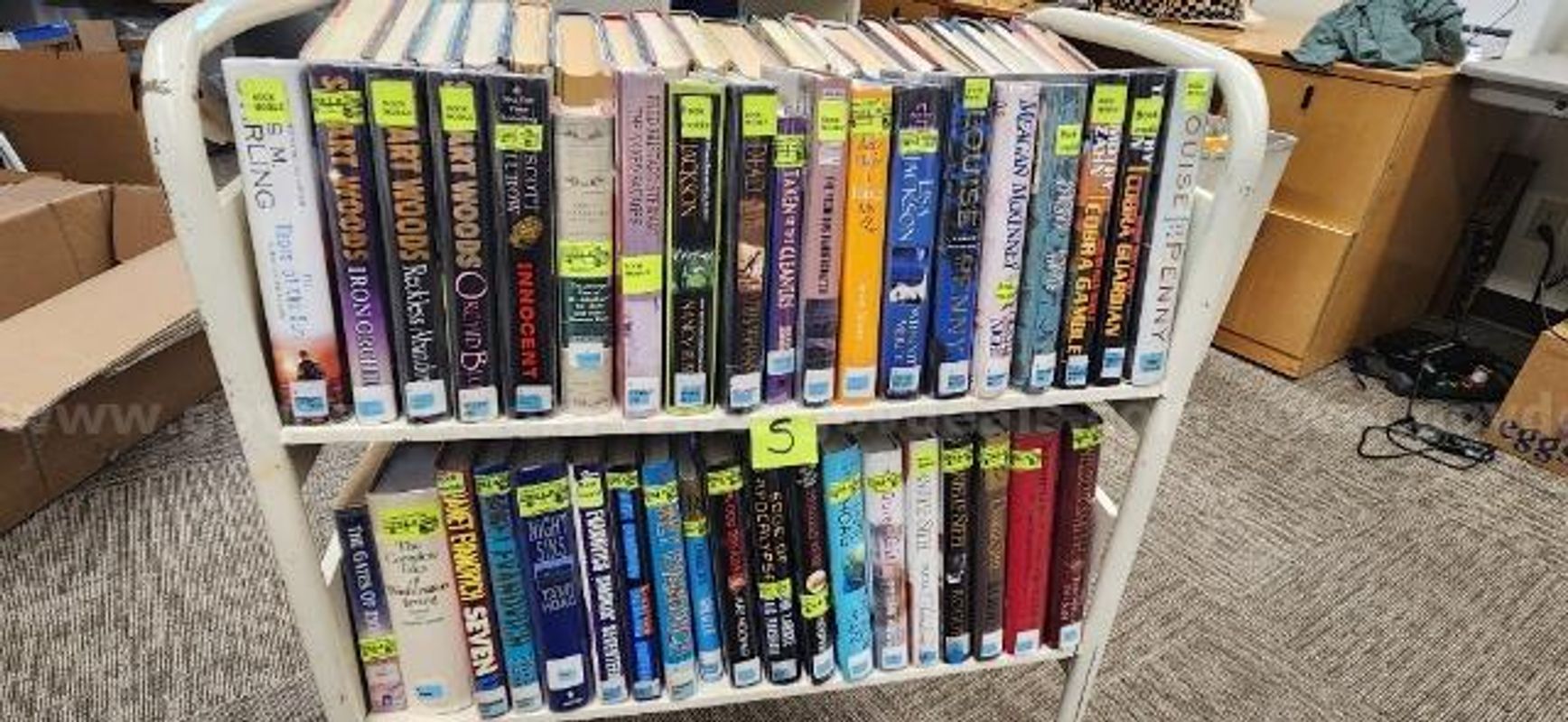 Lot of Books Including "Iron Orchid"
