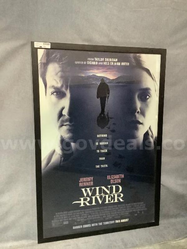 Filmed in Utah movie poster "Wind River" Approx. 29"x42"