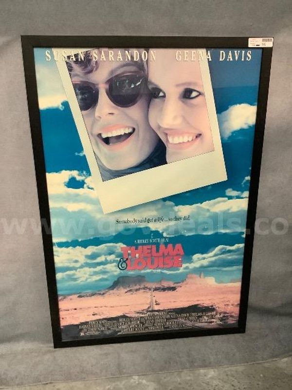 Filmed in Utah "Thelma and Louise" Framed Movie Poster 29"x42"