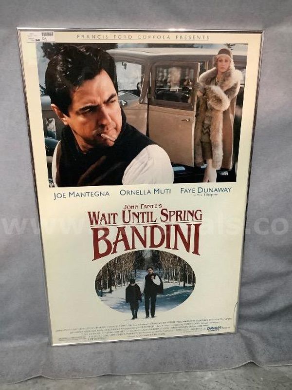 Filmed in Utah 1989 "Wait Till Spring, Bandini" Framed Movie Poster