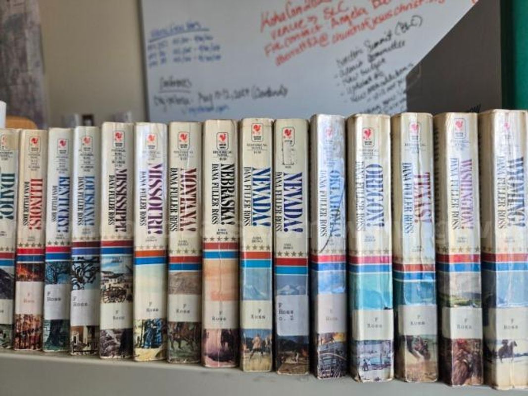 Lot of 28 Volumes of Western Fiction Including "Little House on the Prairie