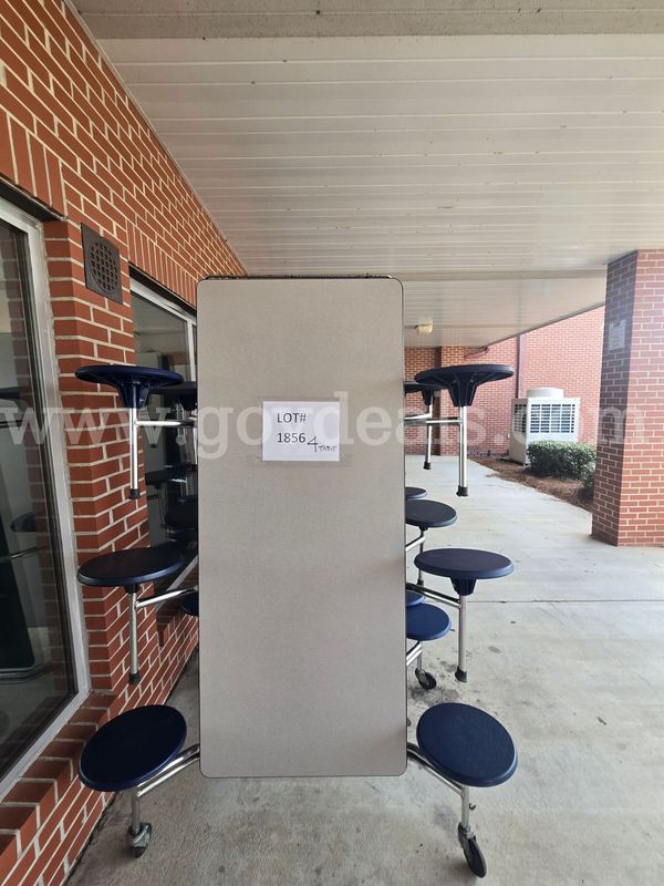 4 Cafeteria tables