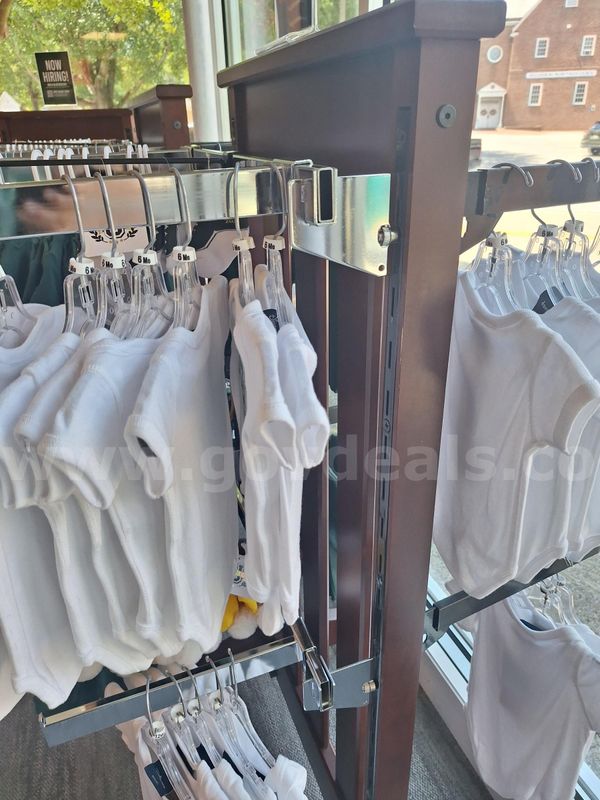 Group of Clothing Display Racks with Hardware