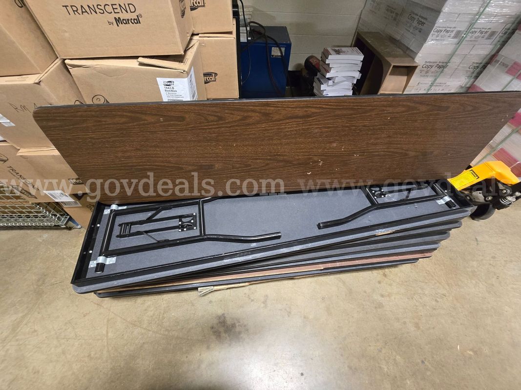 18" x 72" folding table
