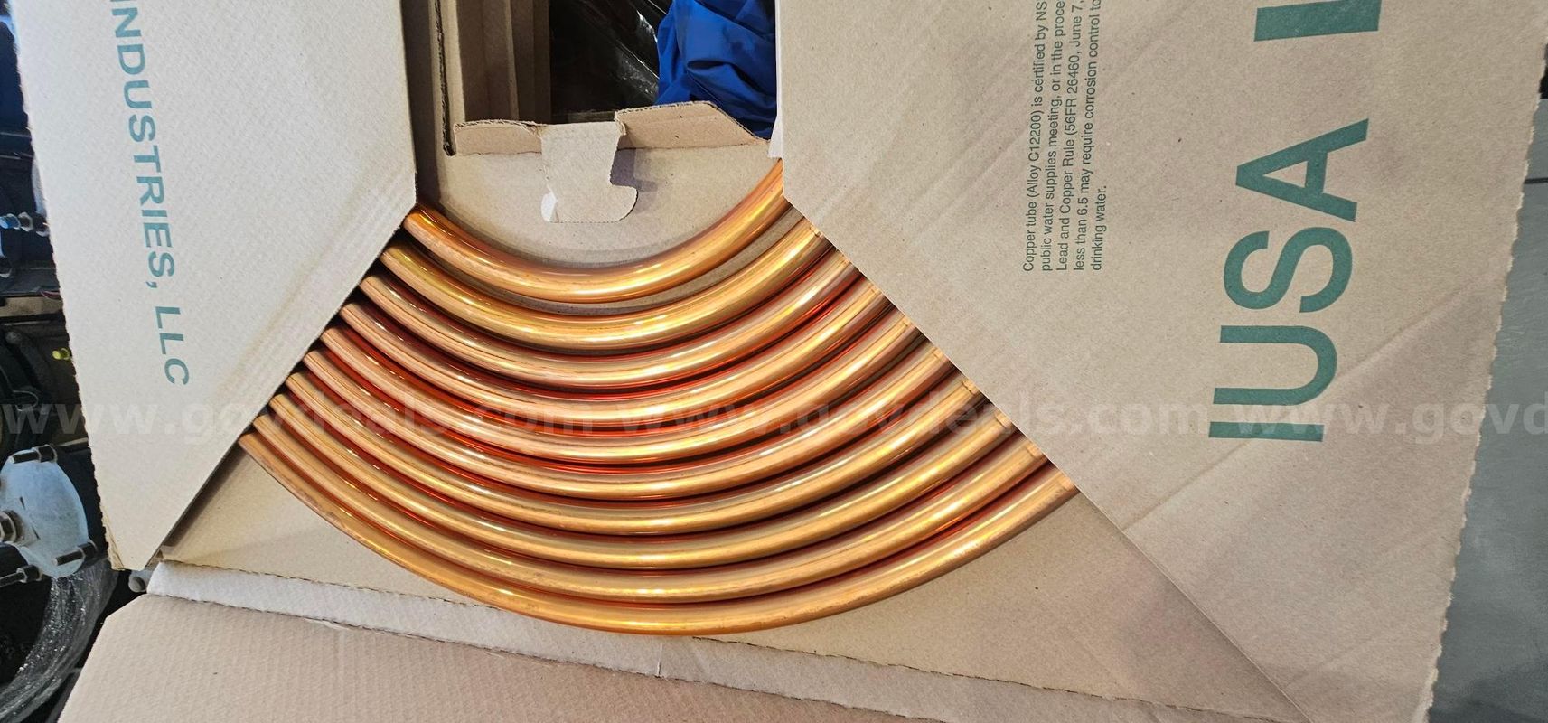 Pallets of Copper Tubing