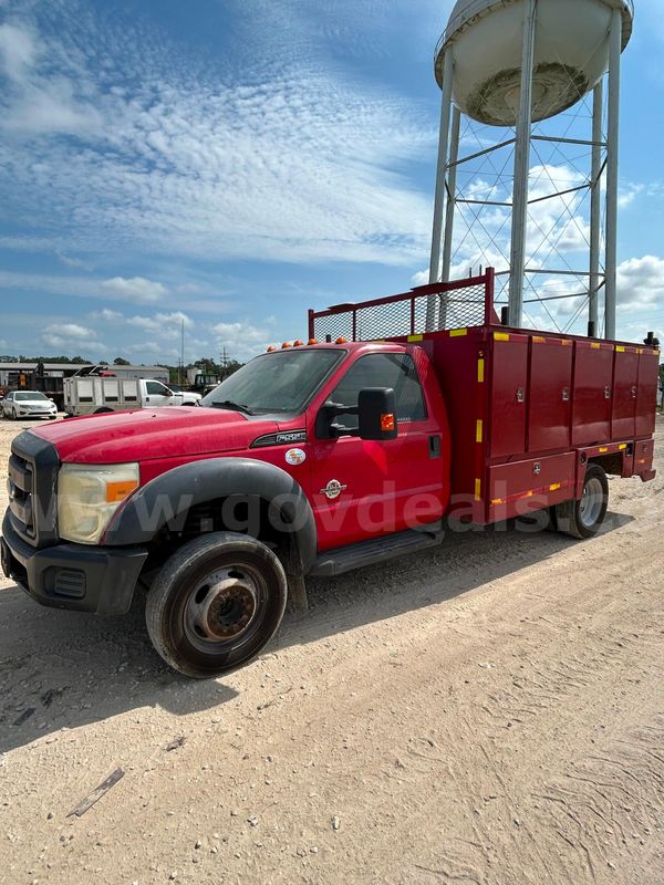 2012 Ford F-550 Pickup Truck W/ DuTech Sign Body
