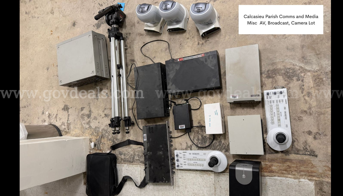 Misc. AV, Broadcast & Camera Equipment Lot