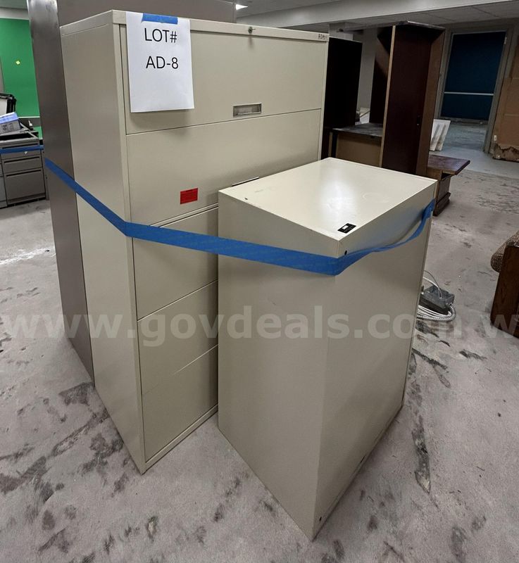 Lot of 3 Filing Cabinets