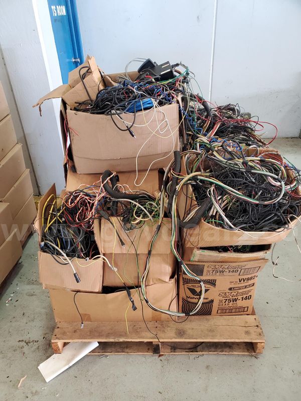 2 PALLETS OF SCRAP WIRE AND ELECTRONIC MISC