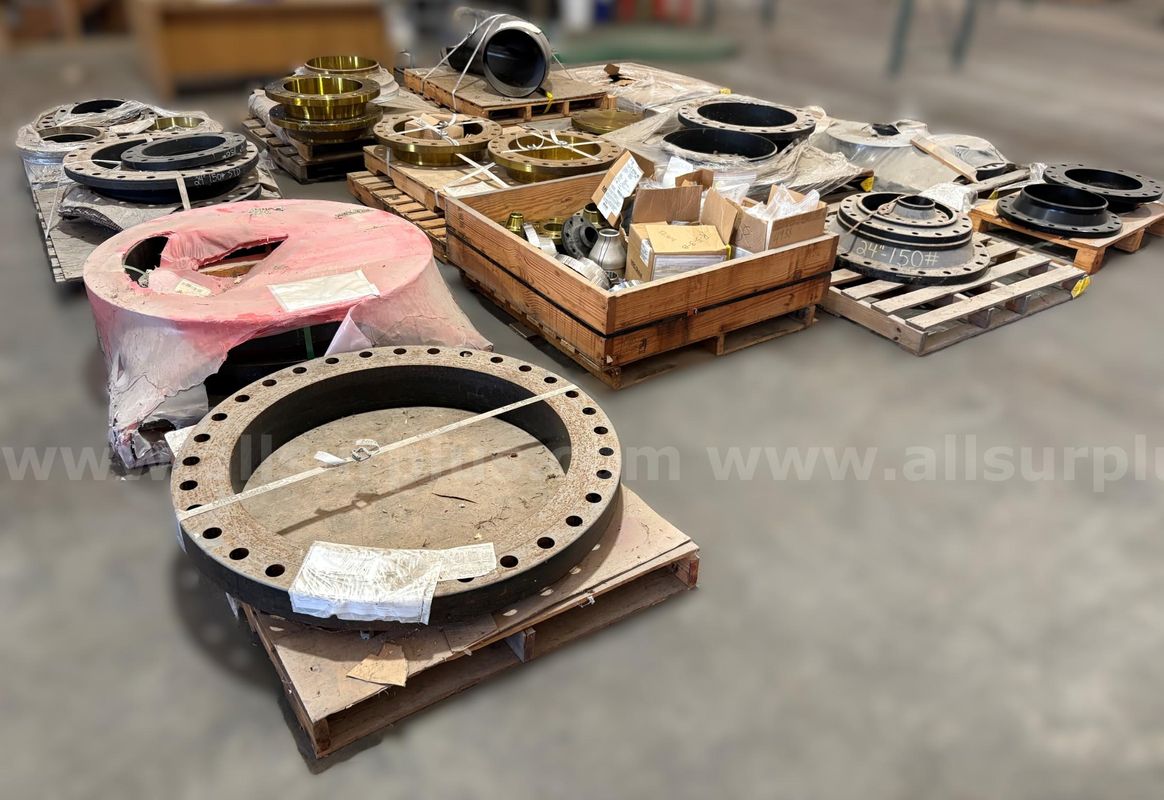 Flanges, 2in to 36in, #150 to #600, Weld Neck, Blind, Elbows, Slip, CS, SS, Qty 75