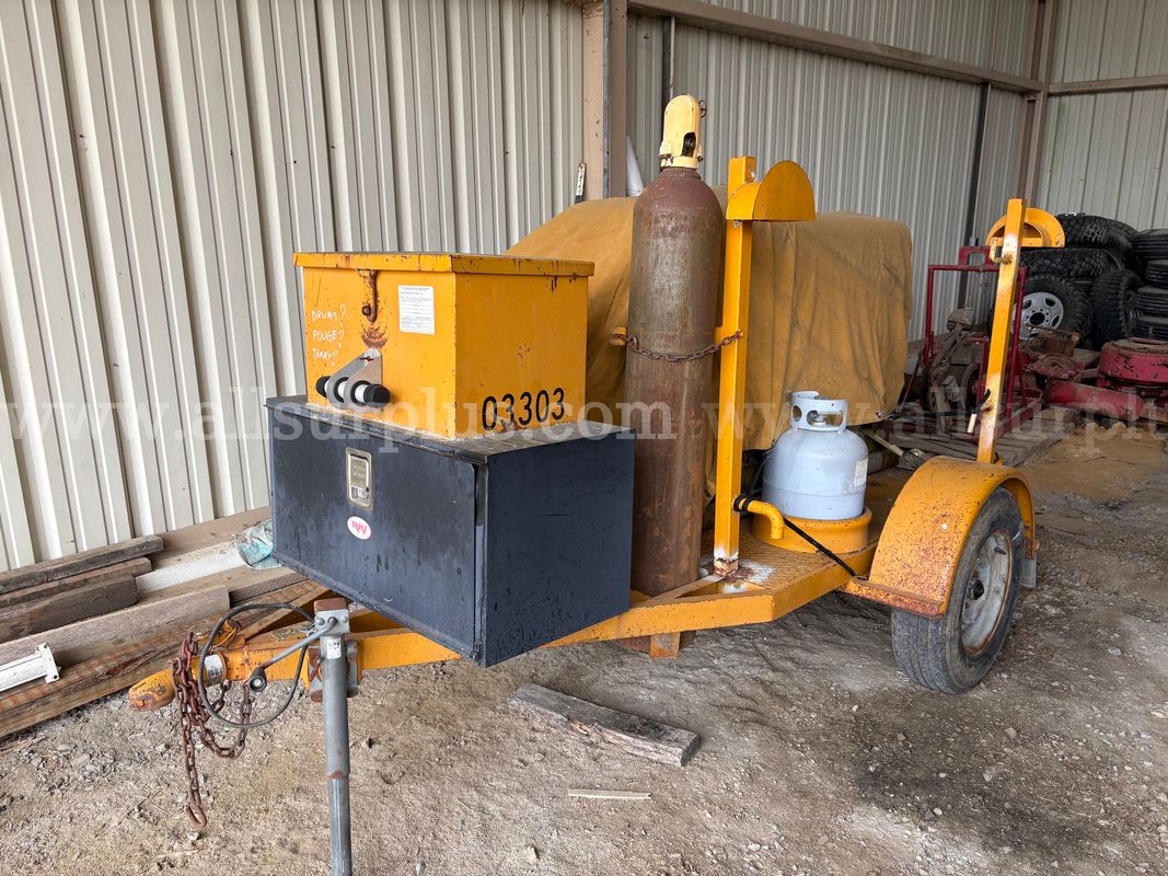 Trailer Mounted Welder; Goetz Trailer, w/Welder, Lincoln Arc