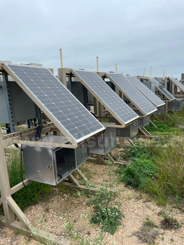 Solar Panels & Skids, Battery Boxes, 1 Lot