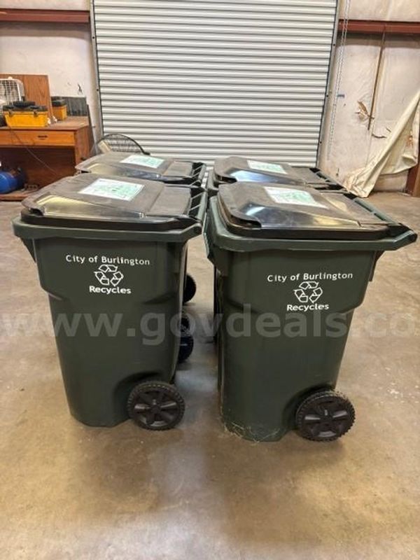 Lot of Four (4) Recycling Containers (NEW)
