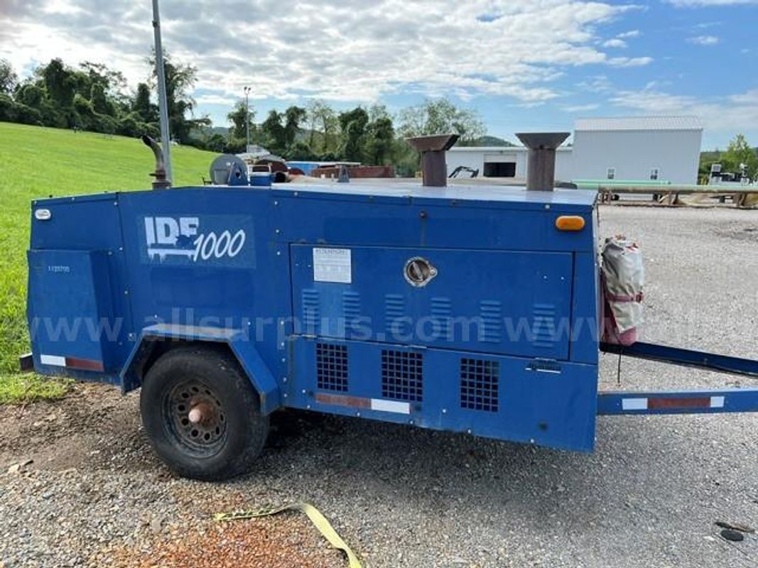 Heater, Allmand, IDF 1000, Trailer Mounted, Qty 1