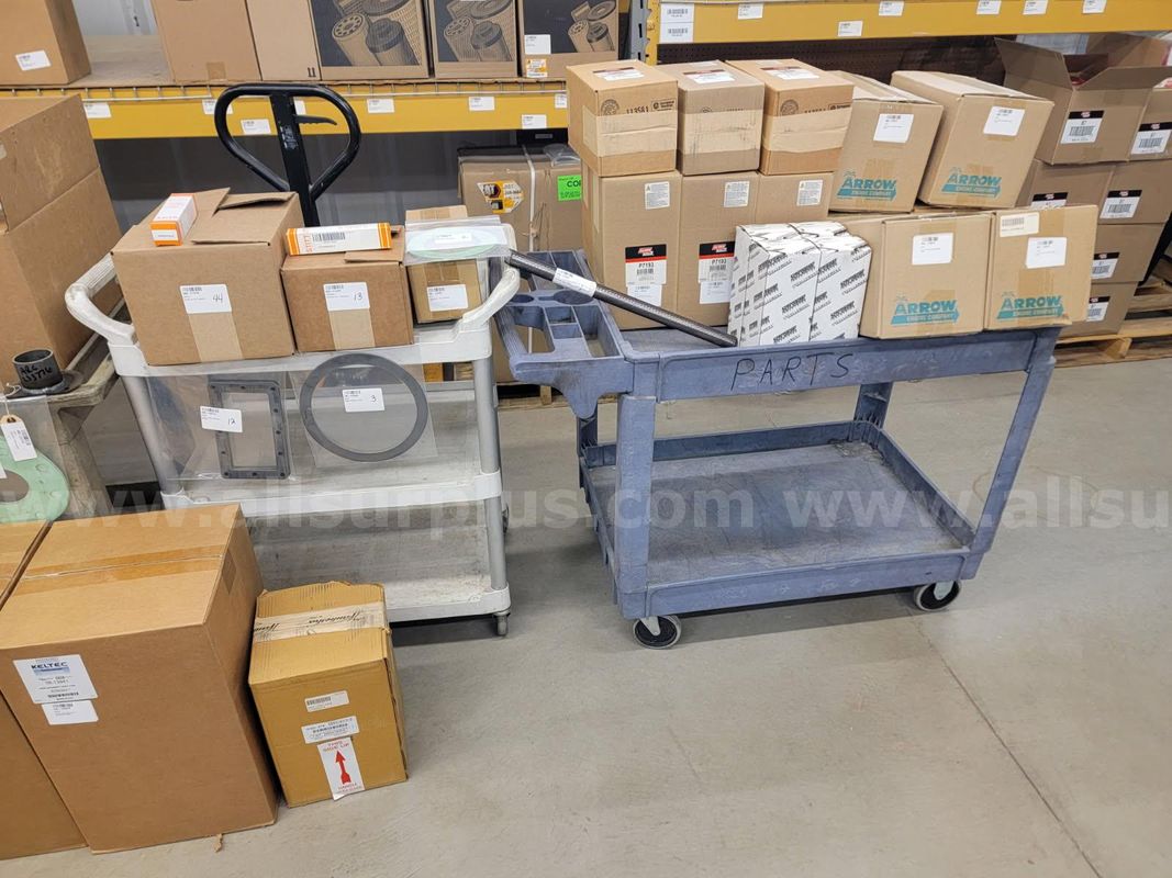 Lot of 45 Items (347 pieces) of natural gas compressor and engine parts.