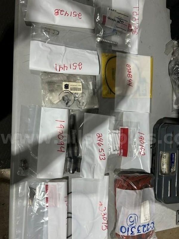 Lot of 63 Items and 1,948 pieces. Misc. items used for maintenance of Natural Gas Compression equipment.