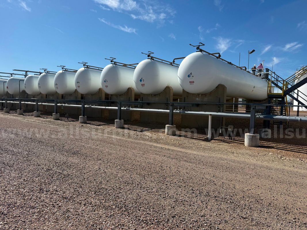 Propane Storage Vessels, 58,000 - 60,000 Gallon, 250PSI, Qty 15