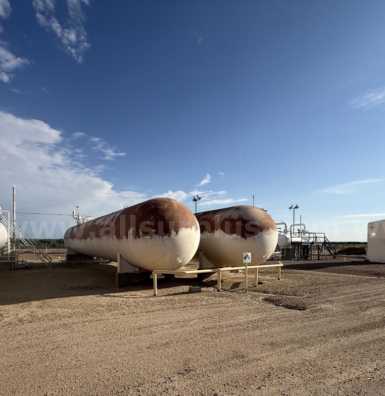 Storage Vessels, 60,000 Gallon, 250PSI, 10ft-10in X 79ft, Qty 2