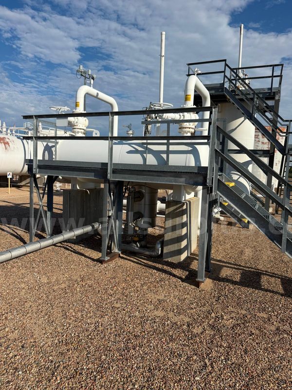 Horizontal Filter Separator, 400PSI, 1200GPM, 4ft X 12ft, Qty 1