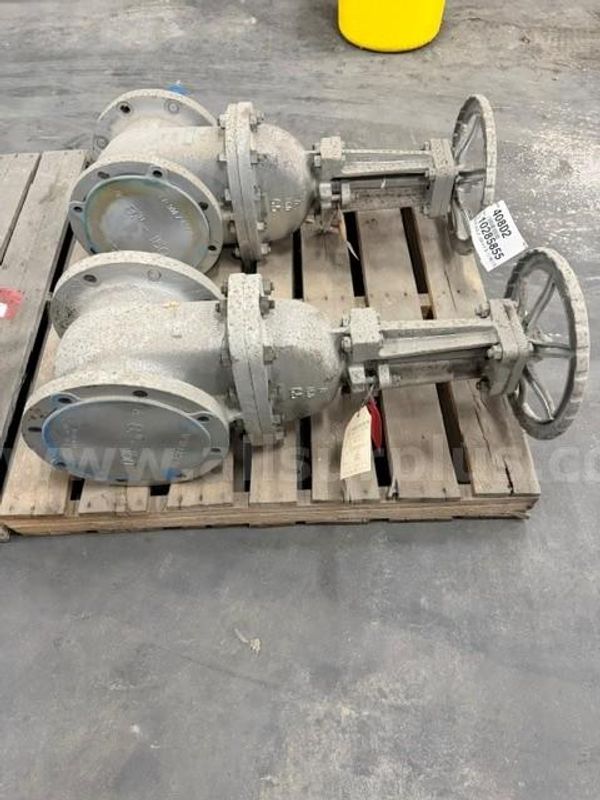 Valves, Gate, 8in & 10in, Chrome, Qty 3