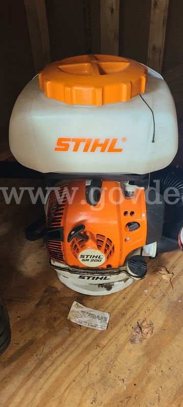 One (1) STIHL SR200 leaf blower with 10L pesticide tank