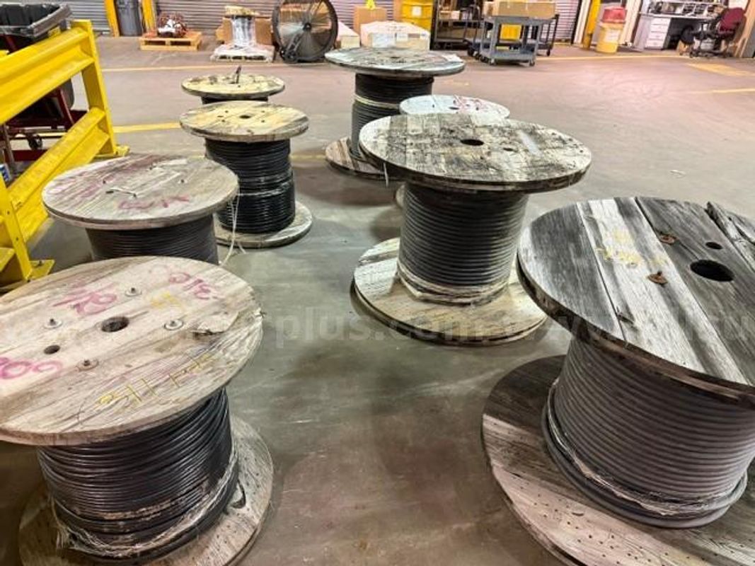 Cable Reels, Okonite, 6 3/C, 2 AWG to 10AWG, 8 Reels, Approx 3,898 LBS