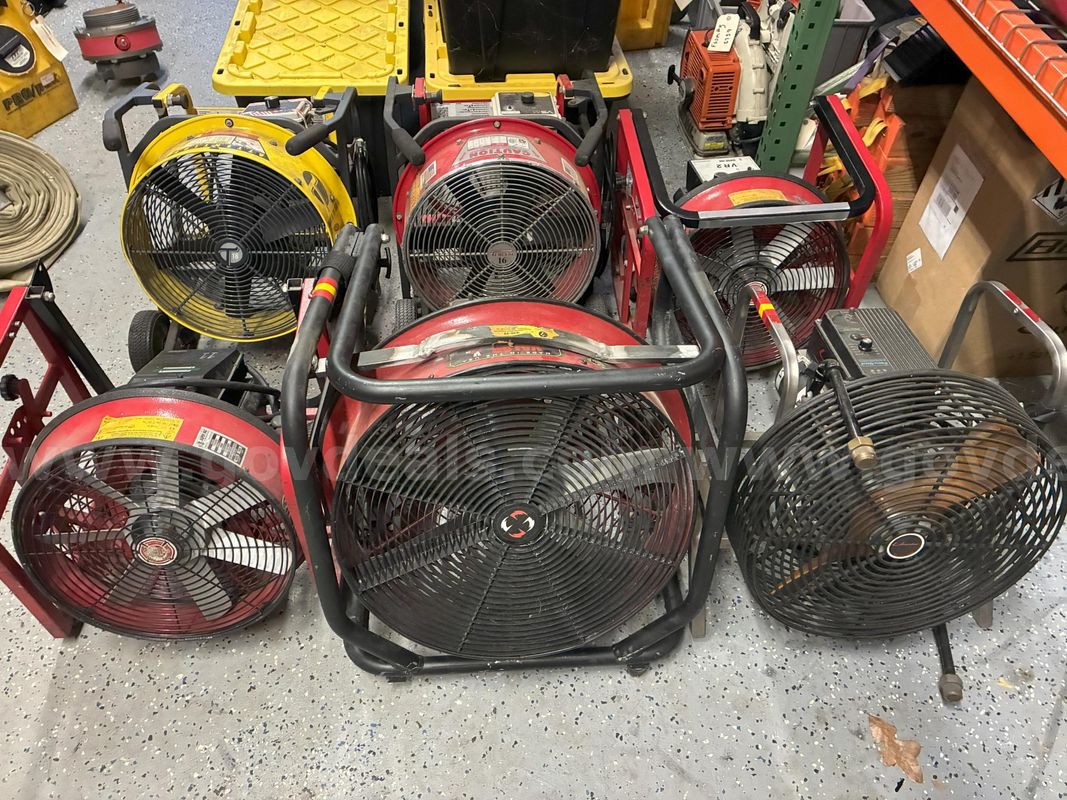 PPV - Positive Pressure Vent Fans - Lot of Six (6)