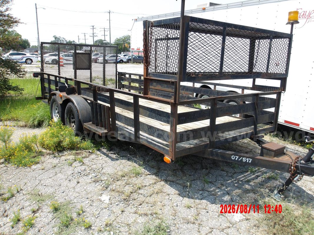 2007 Shivers Utility Trailer