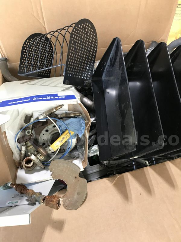 Small pile of mixed metal scrap. (S2)