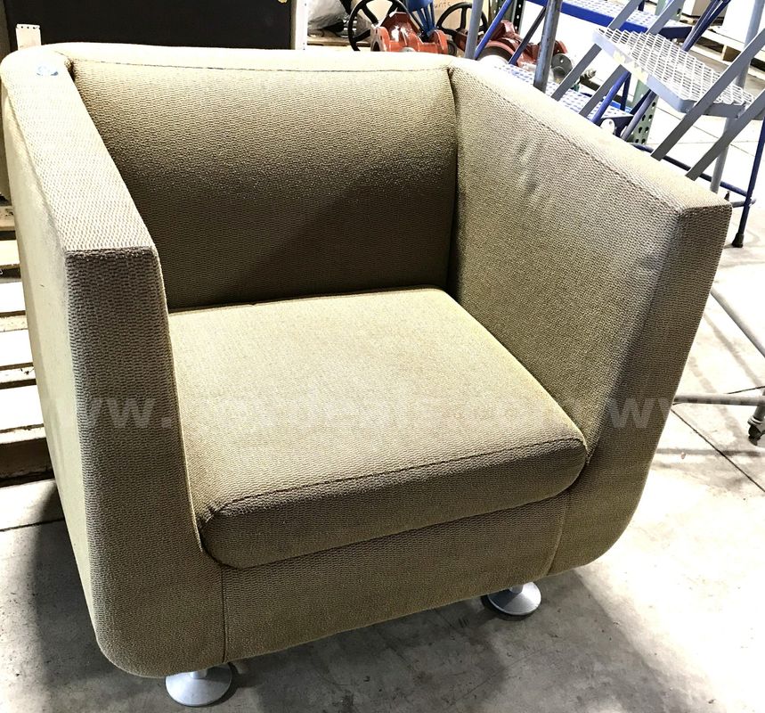 Two used cushioned chairs. (S2)