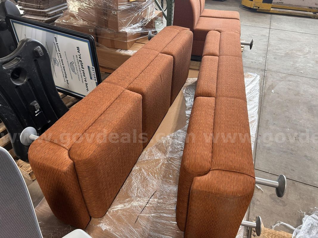 2 Used Orange Benches