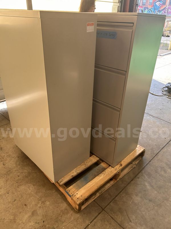 2 Used 4 Drawer filing Cabinets (S1)