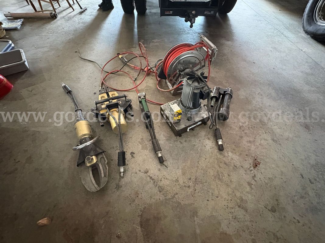 Lot of Hurst Electric-Powered Pneumatic Extraction Equipment