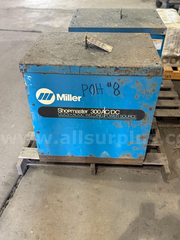 Welding Machine, Miller Shopmaster 300, Qty 1