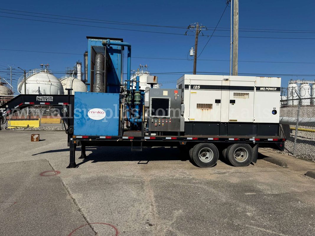2016 MAKO Industries 1,000 CFM All-Electric Thermal Oxidizer Pkg w/ Dual-Axle Trailer