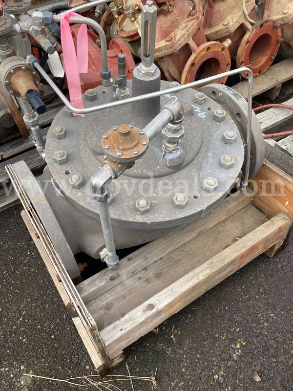 Cla-Val combination back-pressure and solenoid shut-off valve