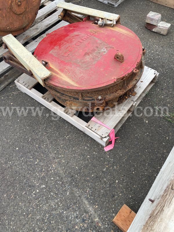 24" Cast-Iron flap gate (drainage/tide gate)